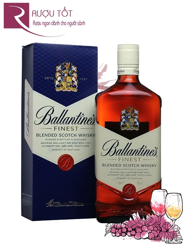 Rượu Ballantines Finest 2l