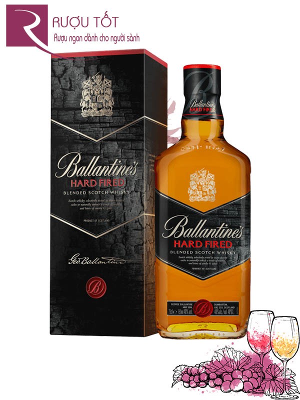 Rượu Ballantines Hard Fired