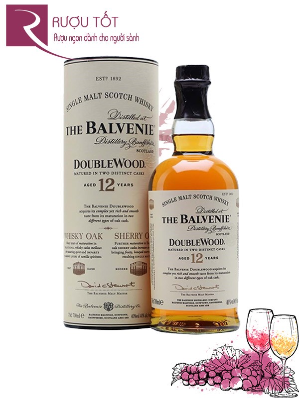 Rượu The Balvenie 12 Double Wood