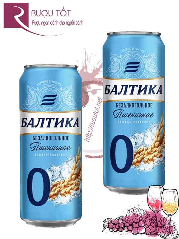 Bia Baltika 0 Cồn Lúa Mì