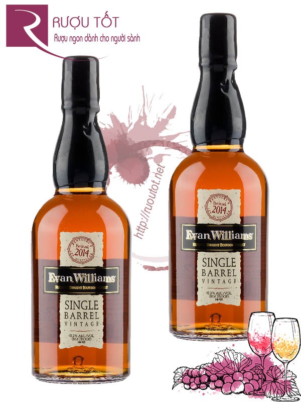 Rượu Evan Williams Single Barrel 700ml