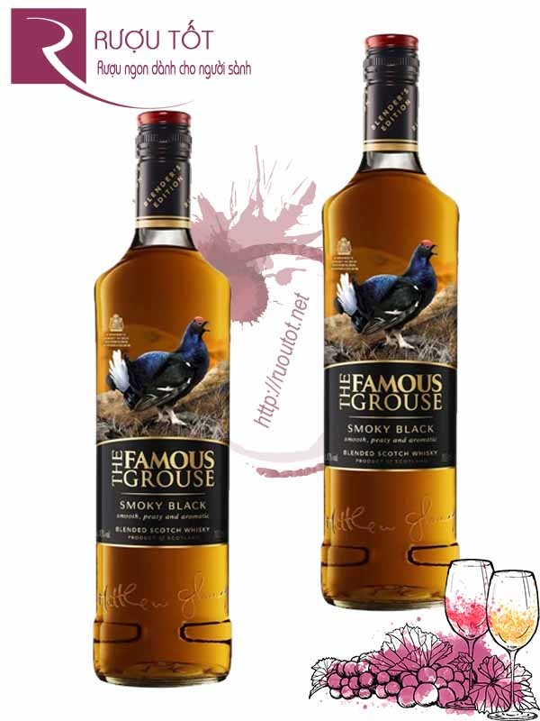 Rượu Famous Grouse Smoky Black 700ml