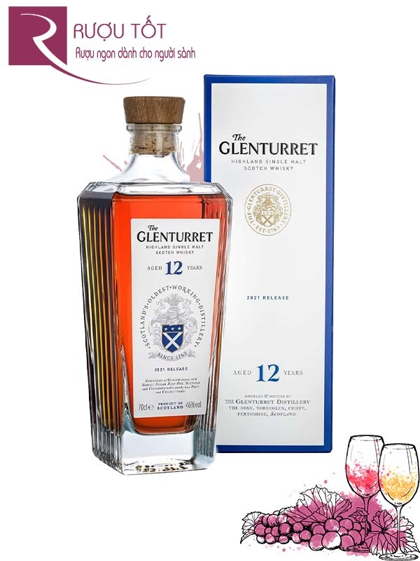 Rượu Glenturret 12 Single Malt Whisky