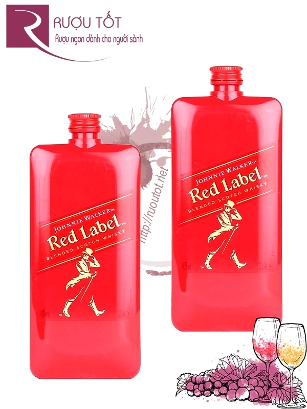 Rượu Johnnie Walker Red Label 200ml