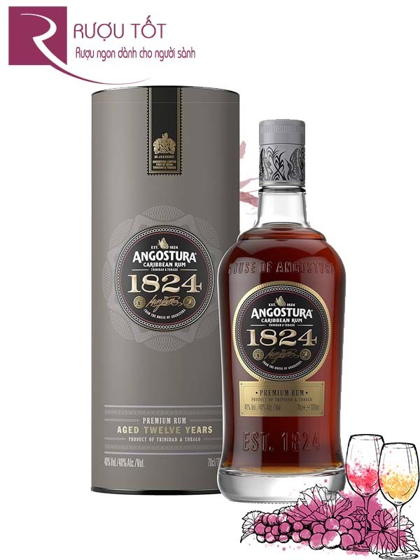 Rượu Angostura 1824 Rum