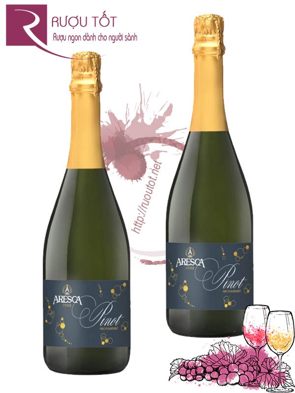 Rượu vang Aresca Pinot Brut