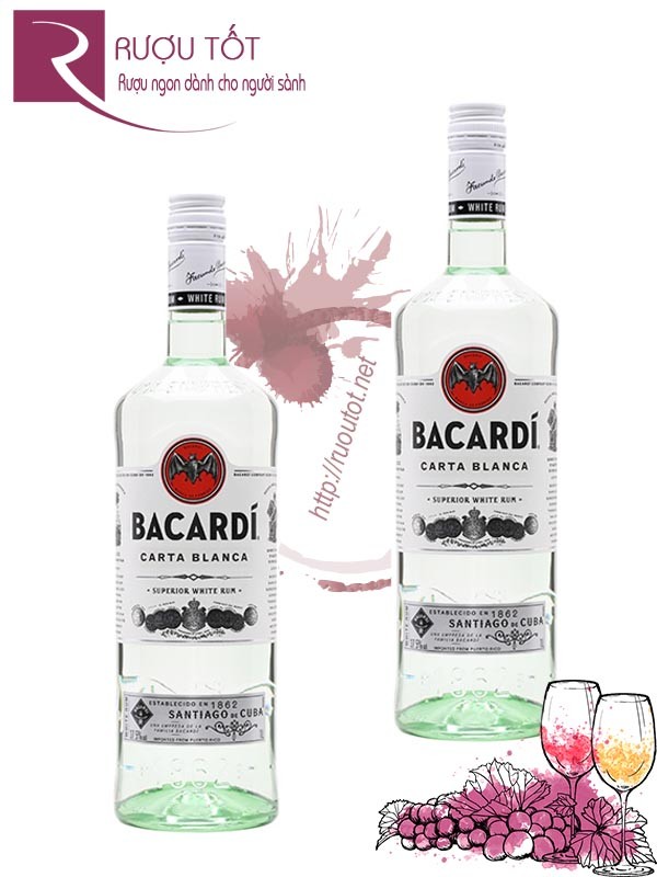 Rượu Bacardi Carta Blanca Rum