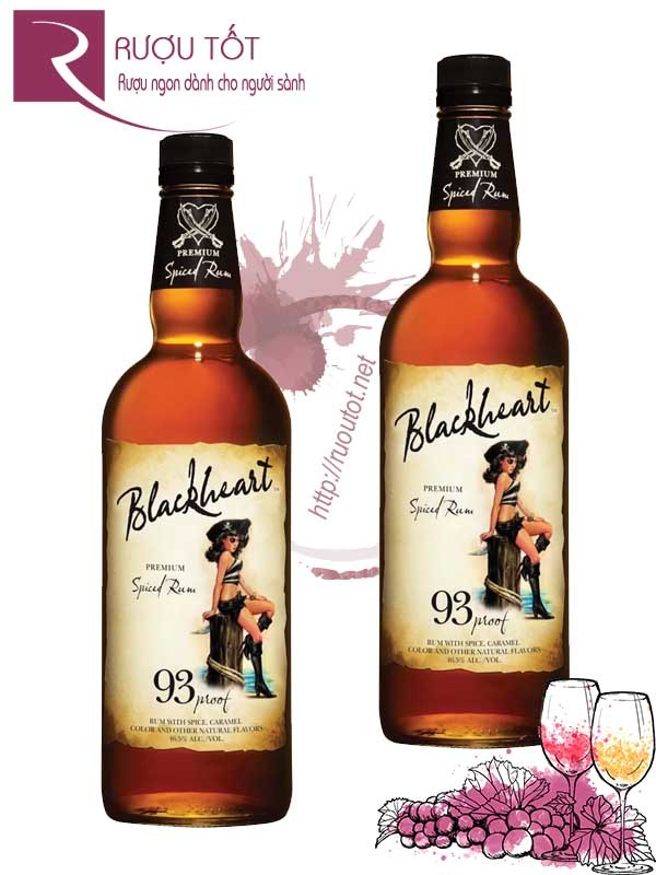 Rượu Blackheart Spiced Rum 700ml