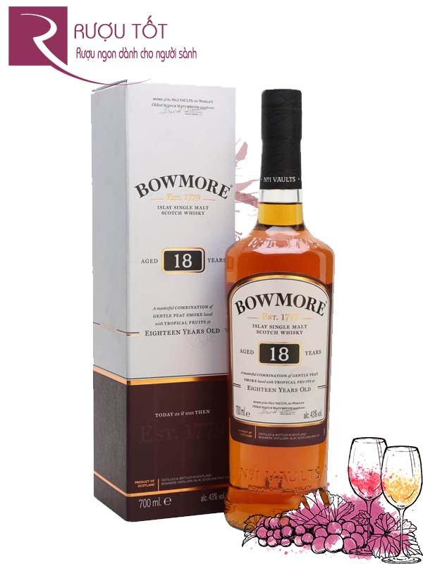 Rượu Bowmore 18 năm