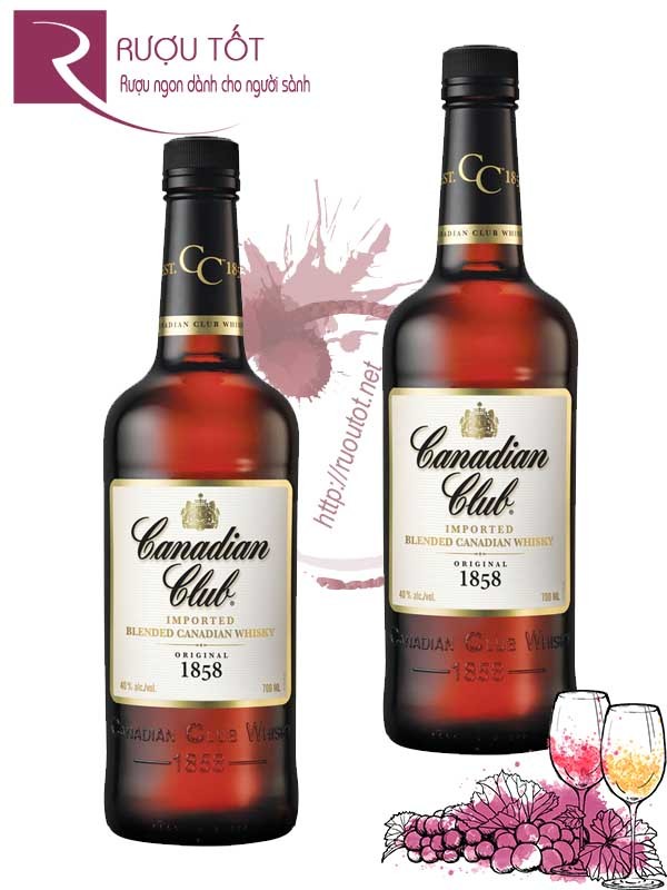 Rượu Canadian Club Original 1858