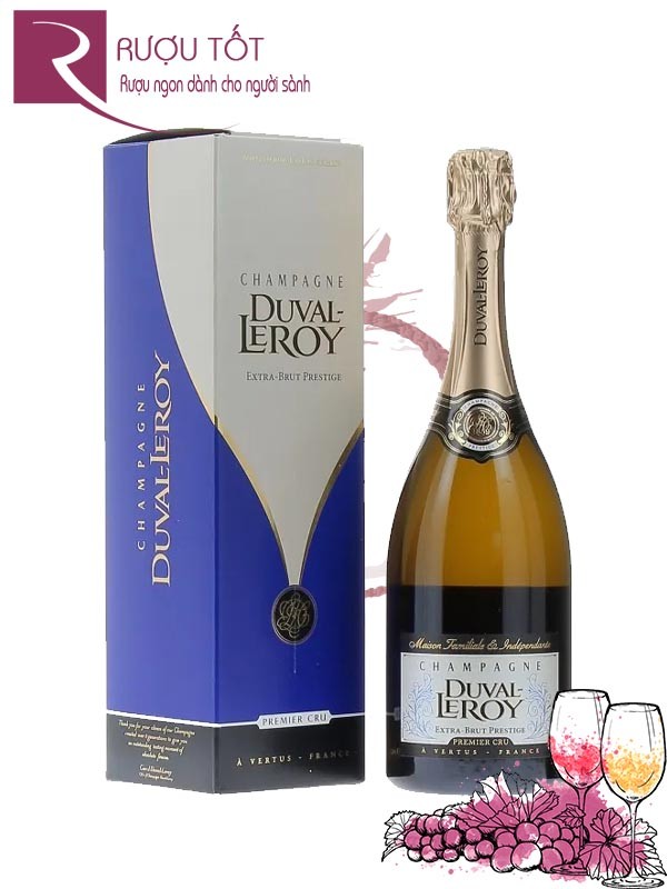 Rượu Champagne Duval Leroy Extra Brut  Prestige 1er Cru