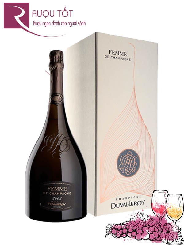 Rượu Champagne Duval Leroy Femme Brut Nature