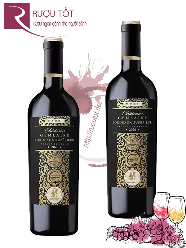 Rượu vang Chateau Genlaire Bordeaux Superieur