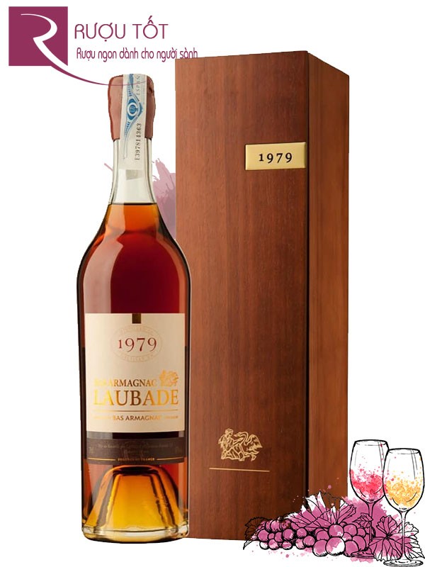 Rượu Chateau Laubade Bas Armagnac 1979