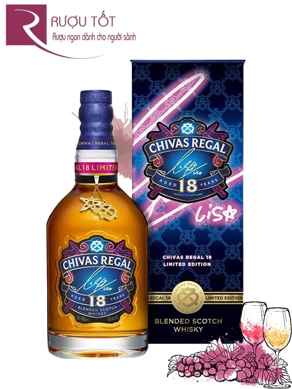 Rượu Chivas 18 Lisa Blackpink Limited Edition