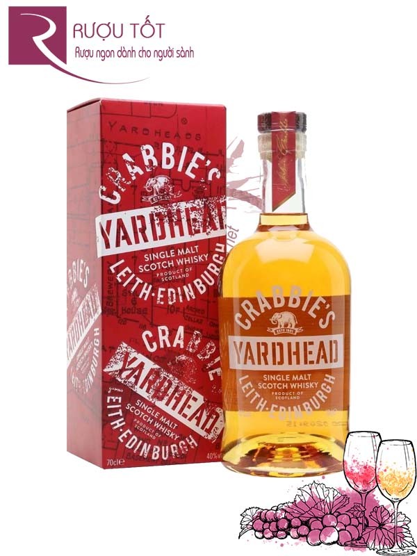 Rượu Crabbie's Yardhead Leith Edinburgh Single Malt