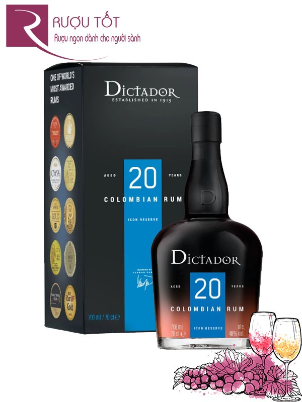 Rượu Dictador 20 Years Icon Reserve