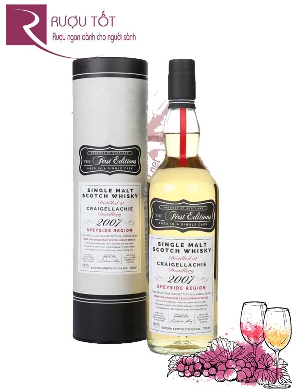 Rượu First Edition Craigellachie 2007 Speyside Region