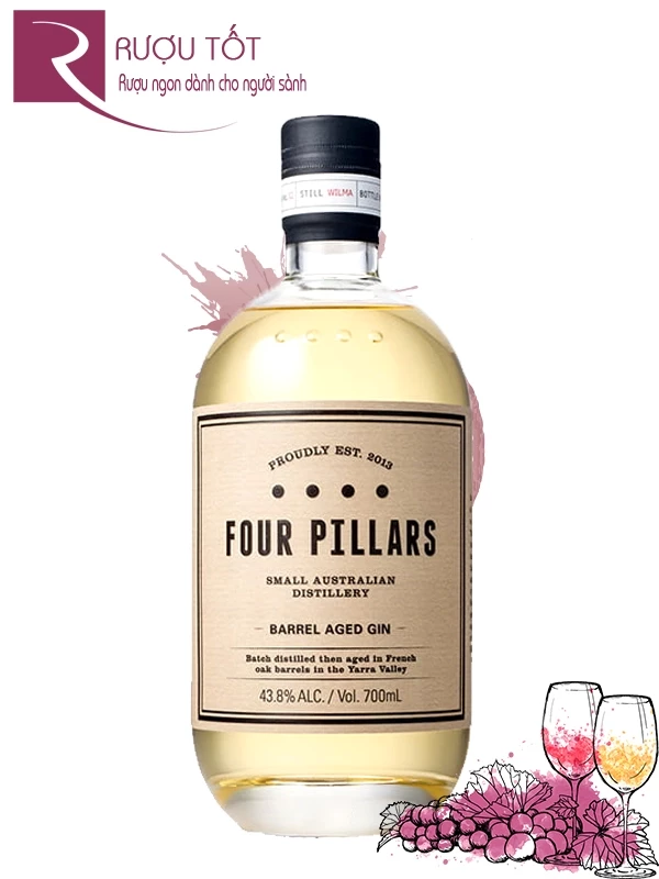 Rượu Four Pillars Barrel Aged Gin