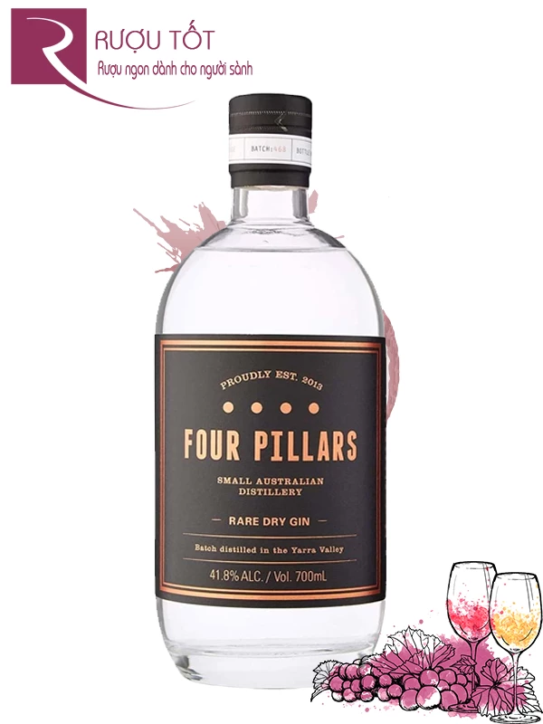 Rượu Four Pillars Rare Dry Gin