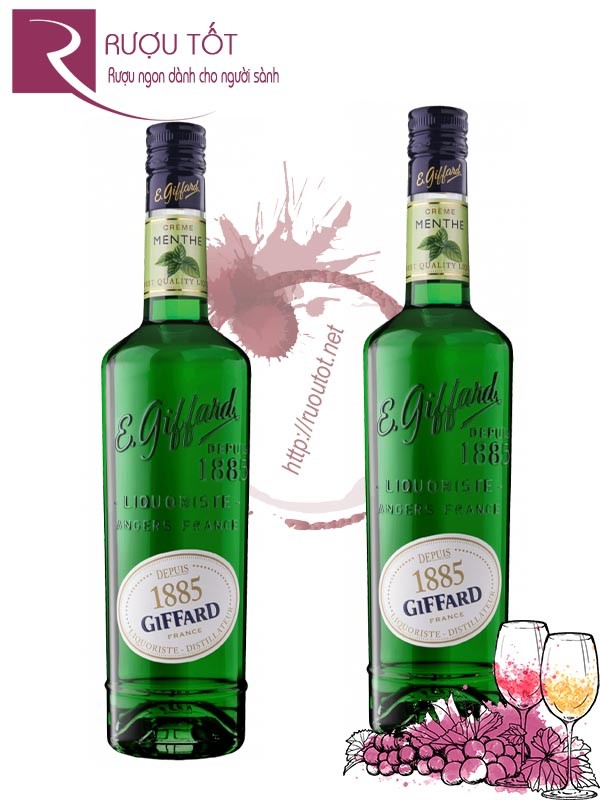 Rượu Mùi Giffard 1885 Menthe Creme