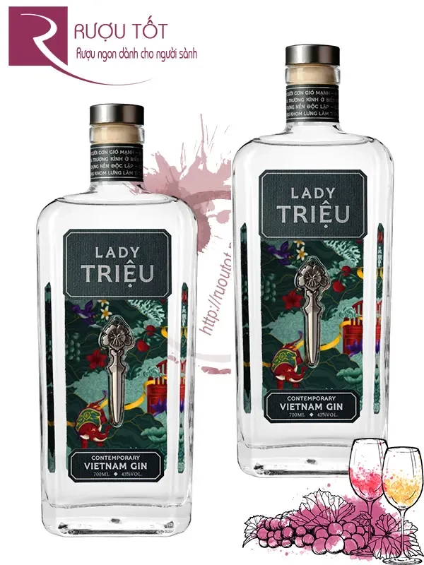 Rượu Gin Lady Triệu 700ml