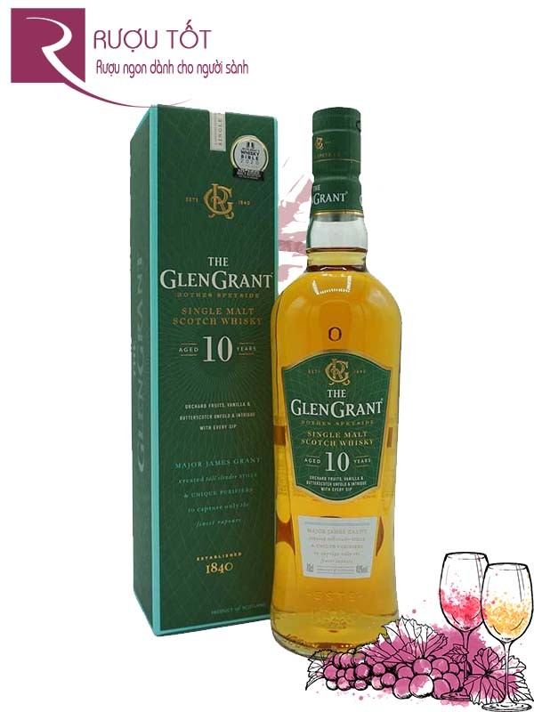 Rượu Glen Grant 10 Single Malt Scotch Whisky