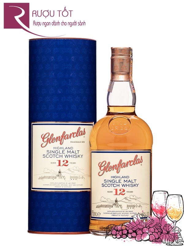 Rượu Glenfarclas 12 Single Malt Scotch Whisky