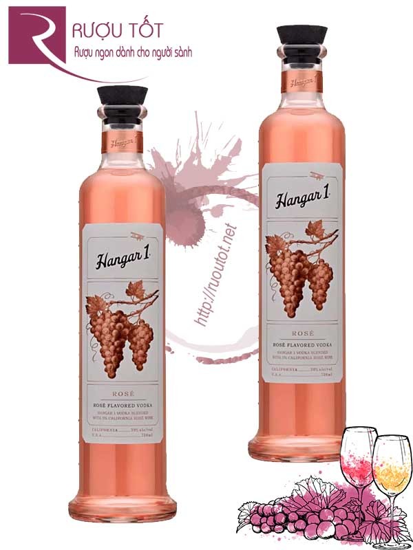 Rượu Hangar 1 Rose Vodka 750ml