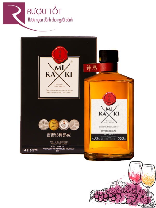 Rượu Kamiki Blended Malt Whisky