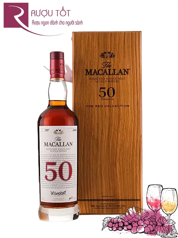 Rượu Macallan 50 Red Collection