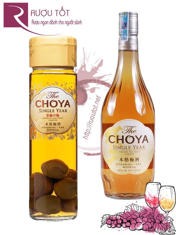 Rượu mơ Choya Single Year 15%