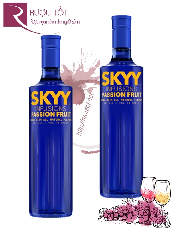 Rượu Skyy Infusion Passion Fruit