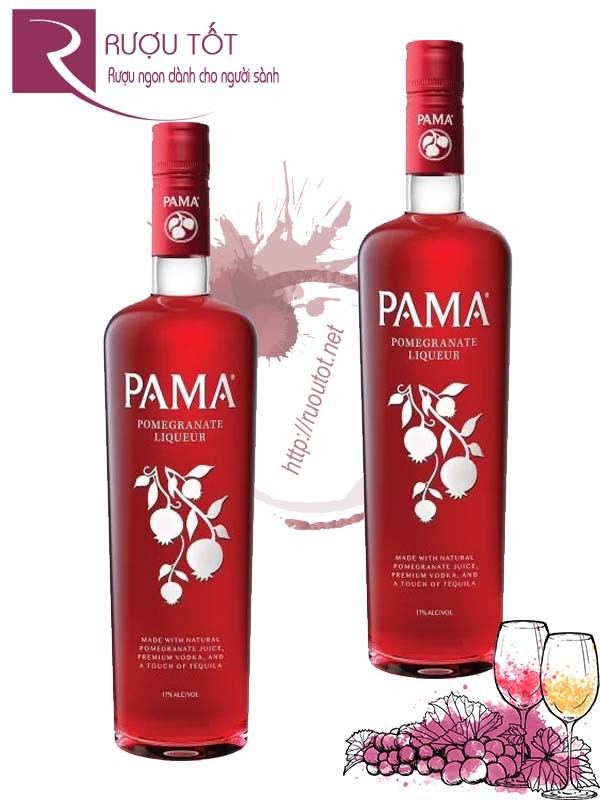 Rượu Pama Pomegranate Liqueur 700ml