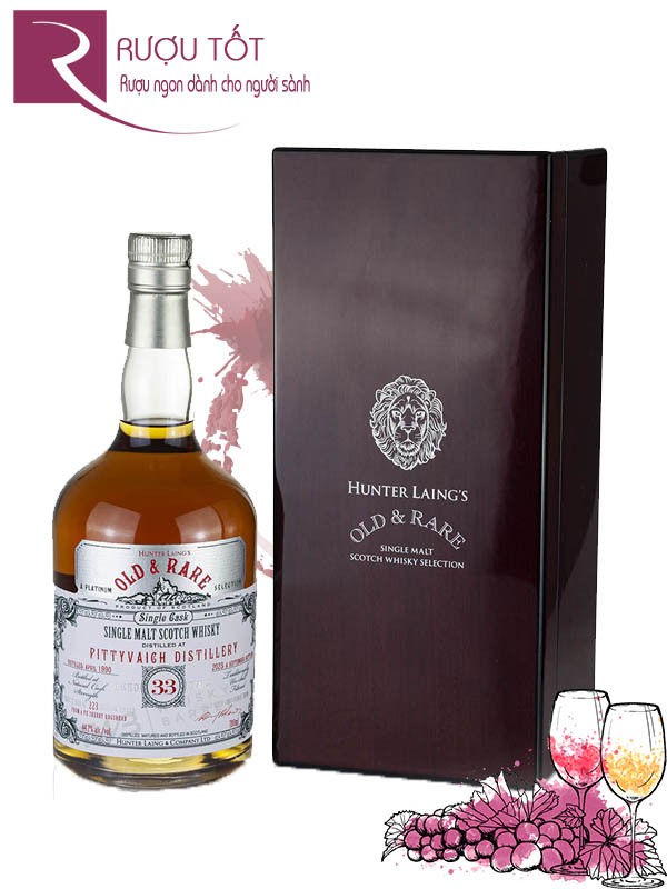 Rượu Old & Rare Pittyvaich Distillery 33, 1990