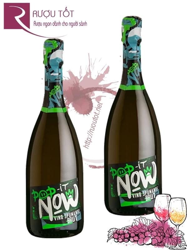 Rượu vang Pop It Now Vino Spumante Brut