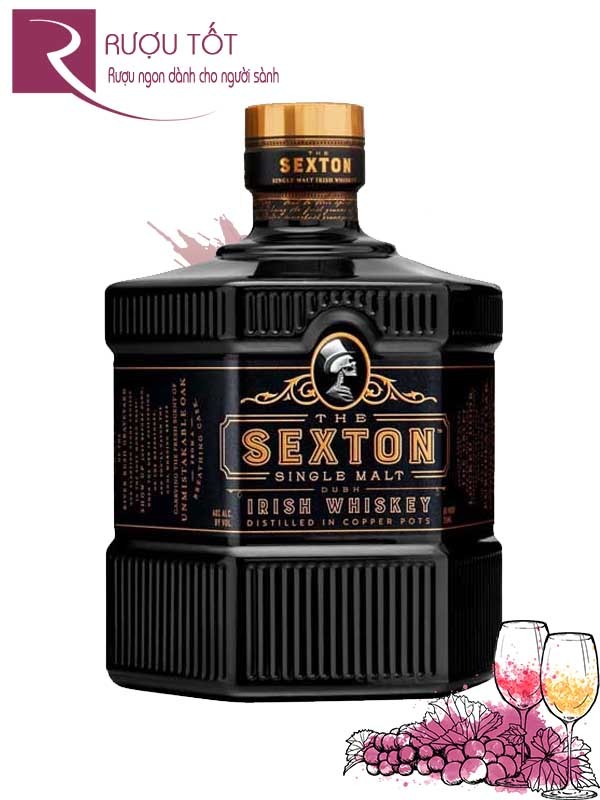 Rượu The Sexton Whiskey Single Malt Irish