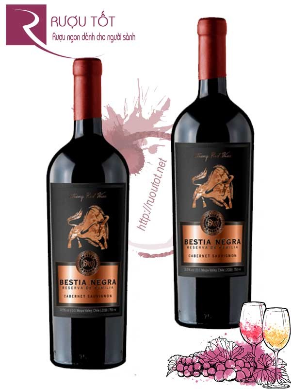 Rượu vang Bestia Negra Reserva Cabernet Sauvignon đầu si