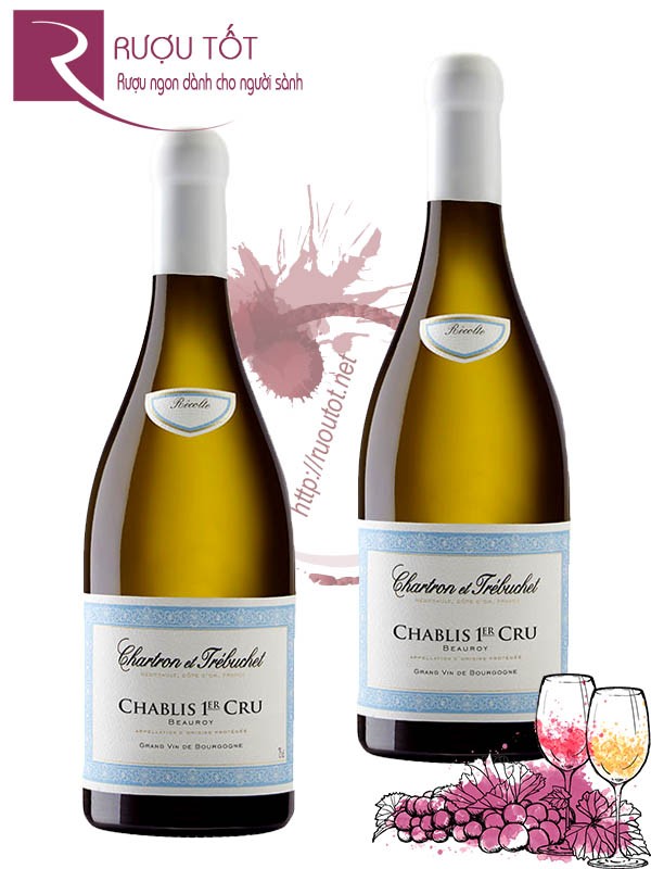 Rượu vang Chartron et Trebuchet Chablis 1er Cru