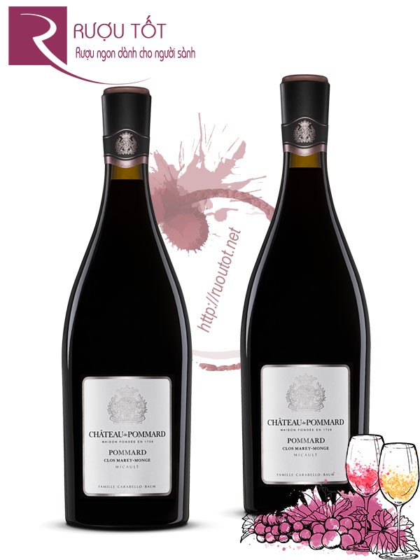 Rượu Vang Chateau de Pommard Clos Marey Monge