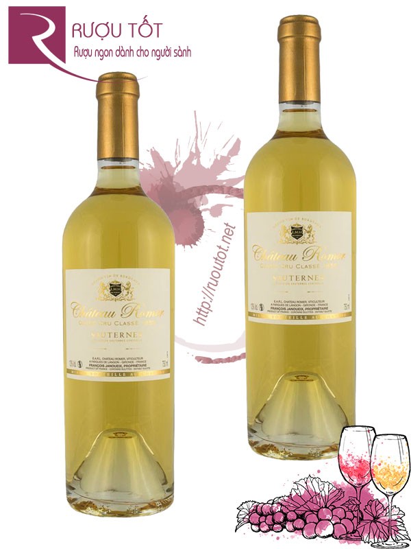 Vang Pháp Chateau Romer Sauternes Grand Cru Classe Cao cấp