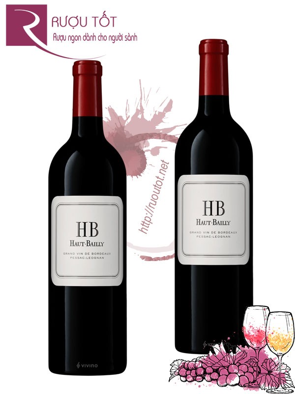 Rượu vang HB de Haut Bailly Chính hãng