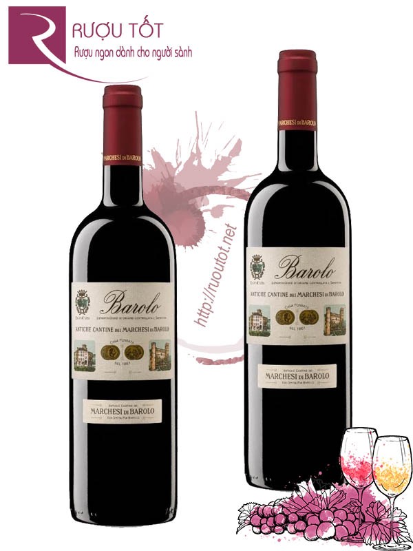 Vang Ý Marchesi di Barolo Barolo DOCG