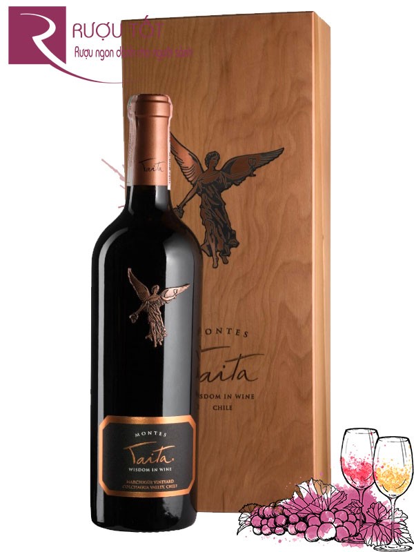 Vang Chile Montes Taita Cabernet Sauvignon (wooden Box)