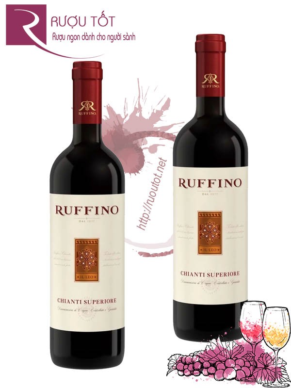 Vang Ý Ruffino Il Leo Chianti Superiore DOCG Cao Cấp