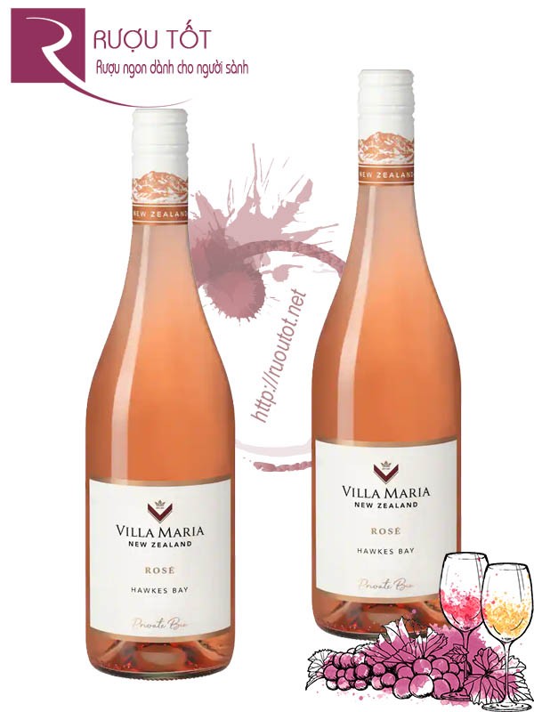 Rượu Vang New Zealand Villa Maria Rose Private Bin Cao Cấp