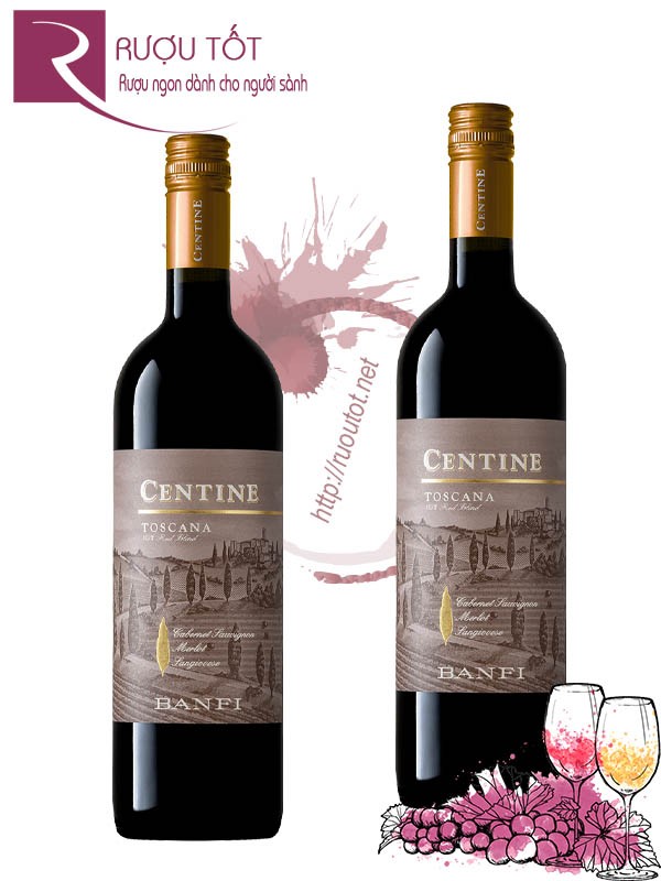 Rượu vang Centine Toscana Banfi Chính hãng