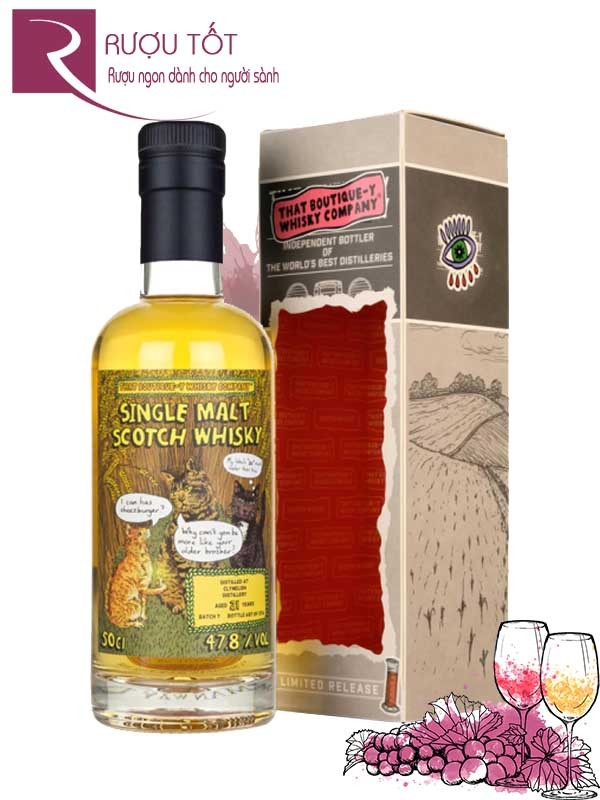 Rượu Whisky Clynelish 21 Batch 7 500ml