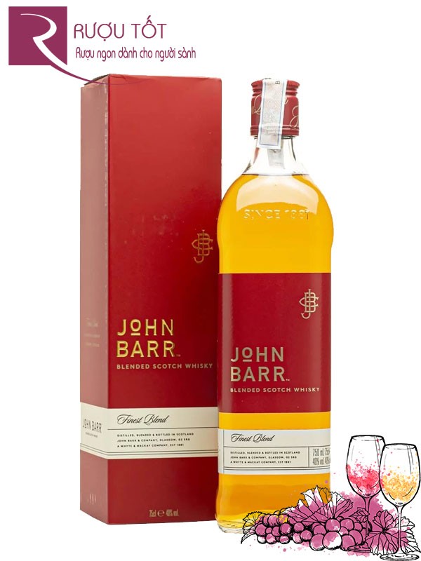 Rượu John Barr Finest Blend Red