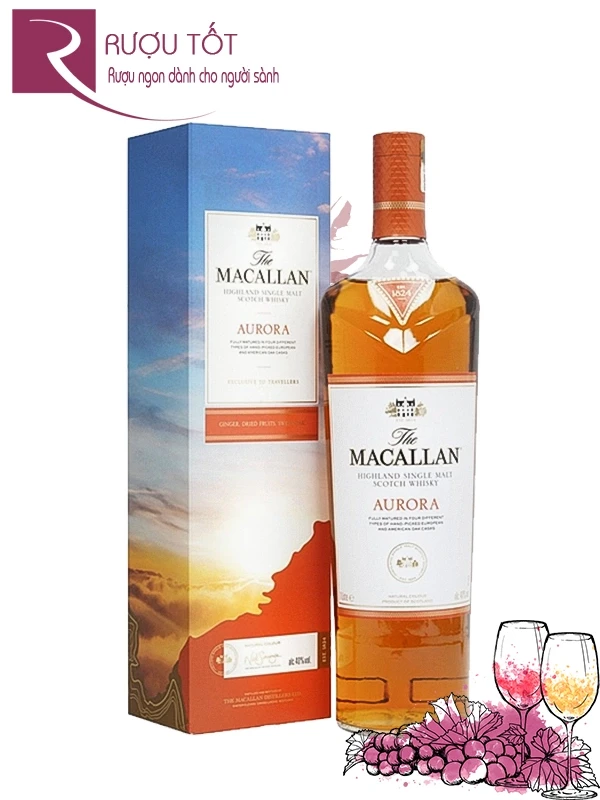 Rượu Macallan Aurora 1000ML